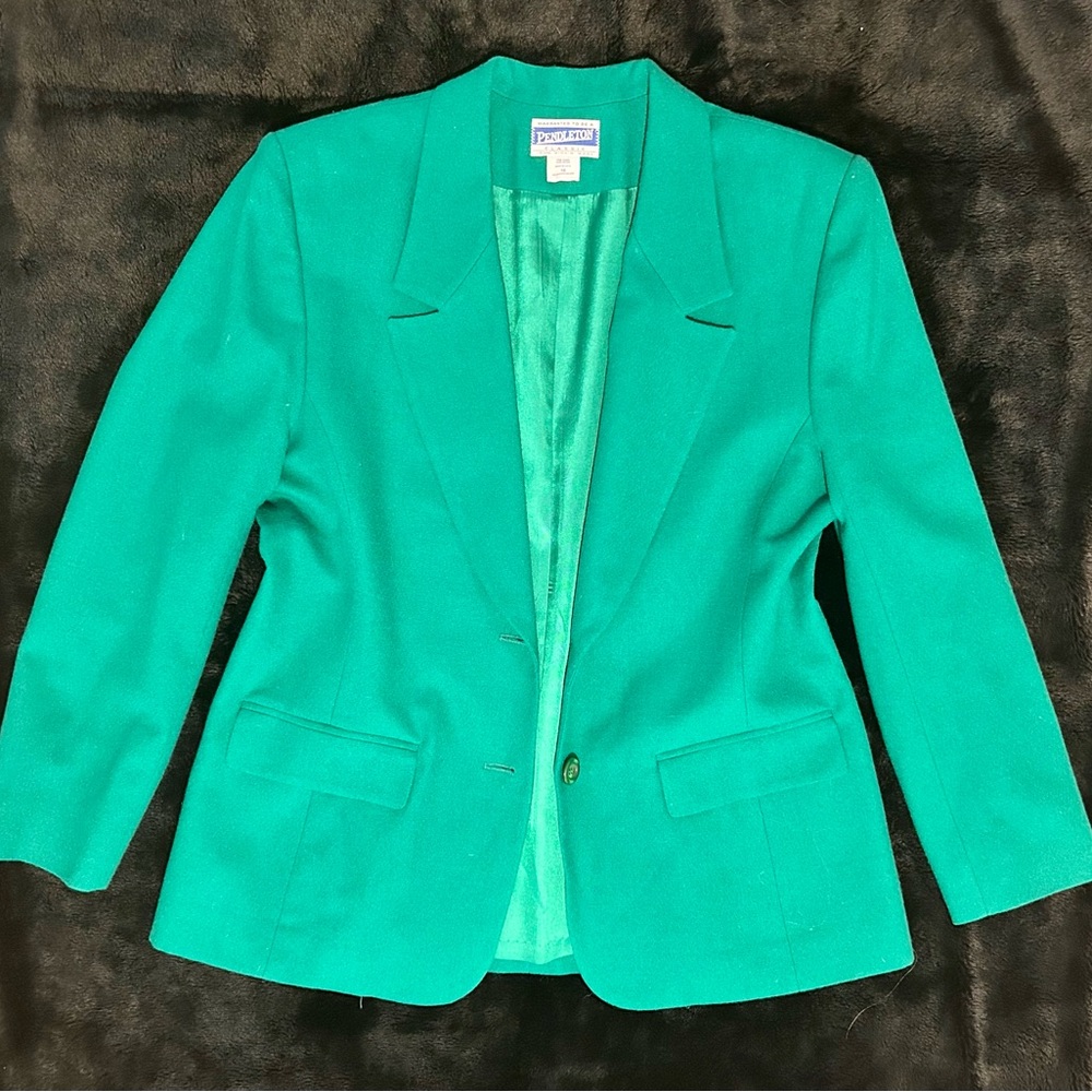 Pendleton Green Women's Blazer - image 1